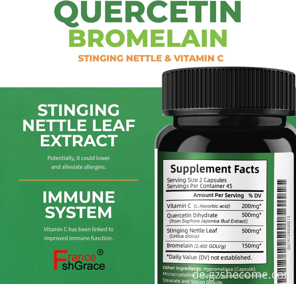 Quercetin Bromelain Capsules4